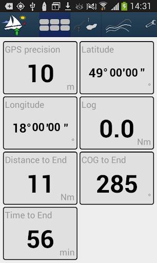 Nautical navigator screenshot 2