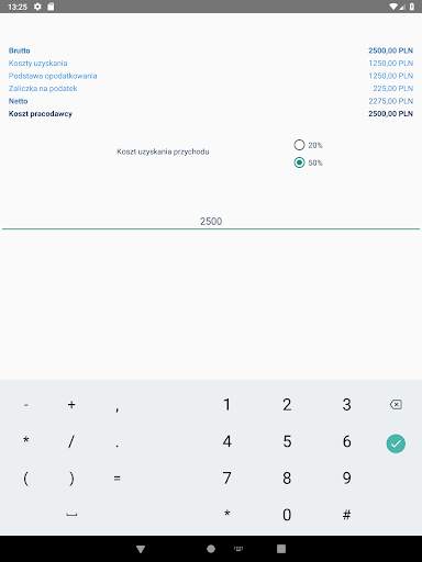 Kalkulator VAT brutto netto screenshot 10