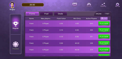 Guru Rummy Online screenshot 1