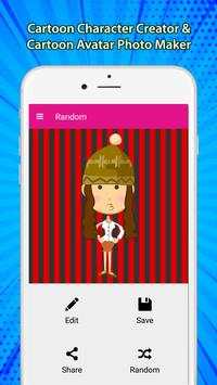 Cartoon Character Creator & Avatar Photo Maker 2 تصوير الشاشة