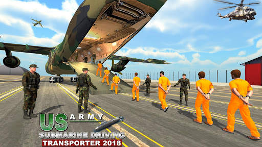 US Army Submarine Ship Driving Transporter 2020 screenshot 12