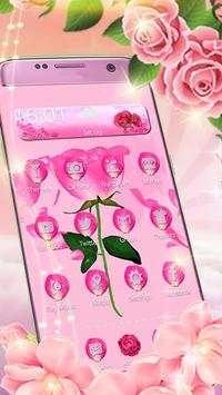 3D Animated Pink Rose Launcher Theme screenshot 8