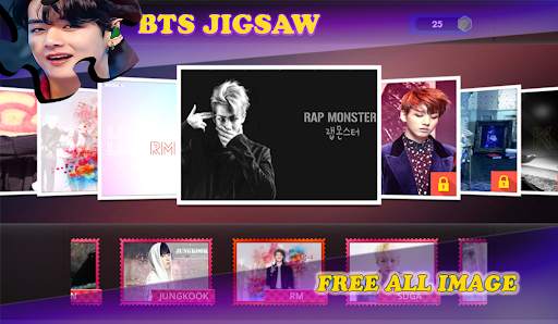 BTS Jigsaw Puzzle Games 3 تصوير الشاشة