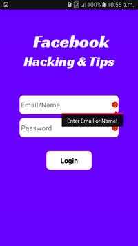 Password Facebook Hacker Prank screenshot 2