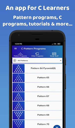 C Pattern Programs Free скриншот 1