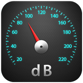 Decibel meter-Sound sensor,level meter,db meter icon
