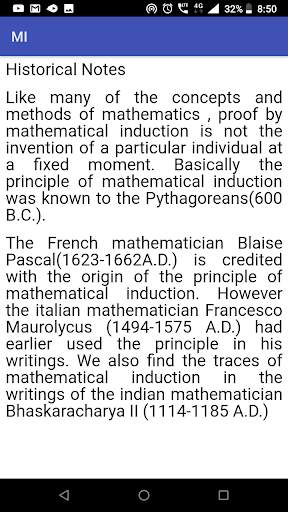 Mathematical Induction screenshot 2