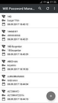 WiFi Password Manager screenshot 1