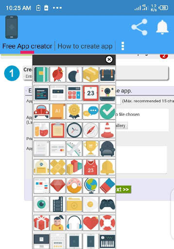Free App Creator screenshot 1