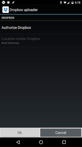 IP Webcam uploader for Dropbox screenshot 2