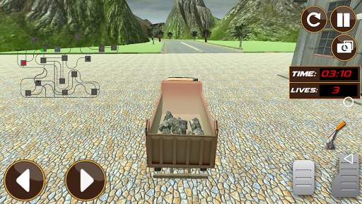 offroad truk simulator: bukit screenshot 1