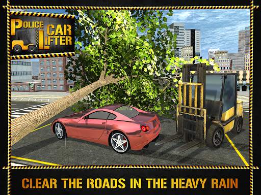 Police Fork Lifter Simulator screenshot 13