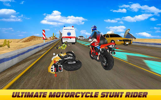 Bike Attack Racing game : Motorcycle Stunt Rider screenshot 3