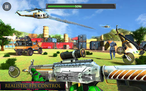 Commando Robot Shooting Games – Fps Offline Games screenshot 4