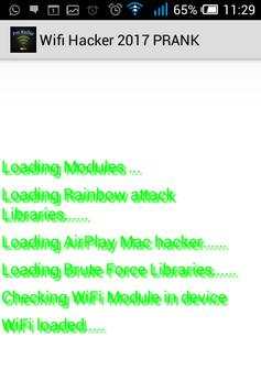 Wifi Hacker 2017 (PRANK) screenshot 2