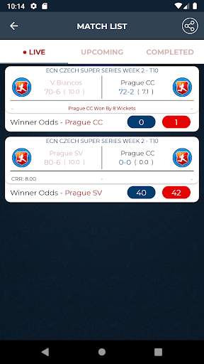 Cricket Hisab-Kitab (Live Line) screenshot 2