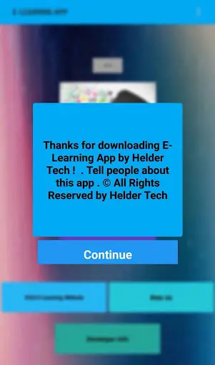 E-Learning App screenshot 1