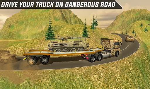 Army Truck Tank Transport-Impossible Mission Drive screenshot 11