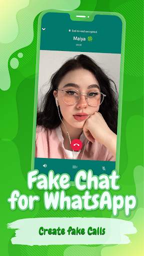 Fake chat, video call Wa screenshot 2