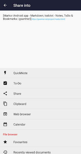 Markor: Edit Markdown offline screenshot 6