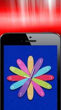 Flower clock live wallpaper screenshot 5