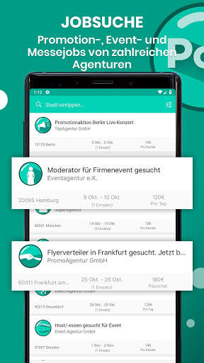 PopUpJob - Nebenjobs, Studentenjobs & Promojobs screenshot 1