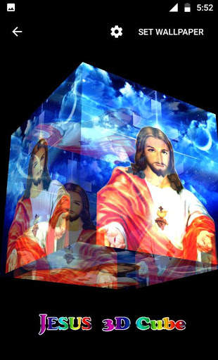 Jesus 3D Cube HD Live wallpaper screenshot 10