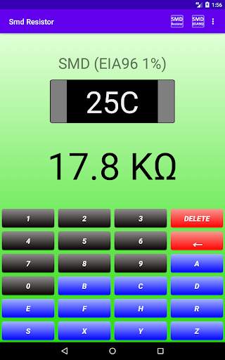 SMD Resistor Code screenshot 4