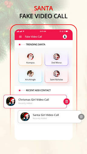 Santa Claus Video Call - Fake Call Santa Prank screenshot 1
