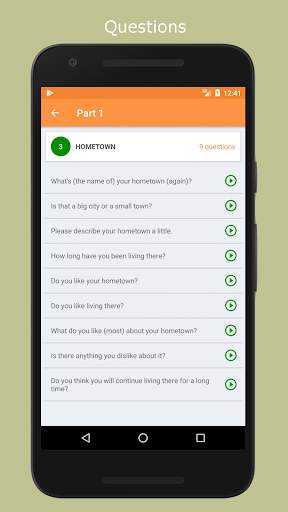 IELTS Speaking App 6 تصوير الشاشة