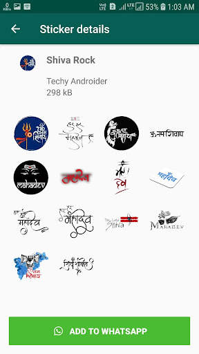 Mahadev Stickers for whatsapp screenshot 3