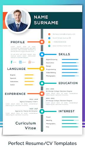 My Resume: CV Maker PDF, DOC screenshot 3