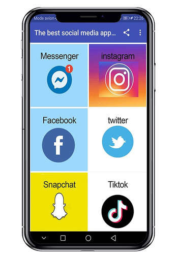 The best social media applications in one app screenshot 1