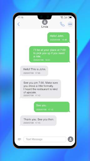 Fast messenger - Free SMS & Emoji screenshot 5