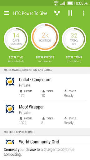 HTC Power To Give screenshot 1