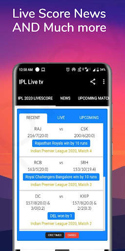Live Cricket TV - HD Cricket screenshot 5