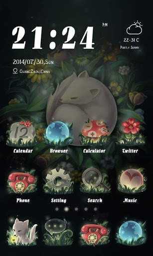 The Fox Theme - ZERO launcher screenshot 1