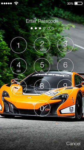 Race Car Screen Lock screenshot 2