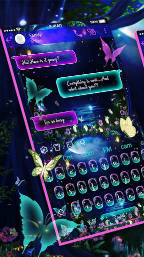 SMS Fairyland Butterfly Keyboard screenshot 1