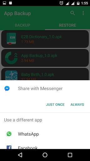 App Backup & Restore-Share APK screenshot 6