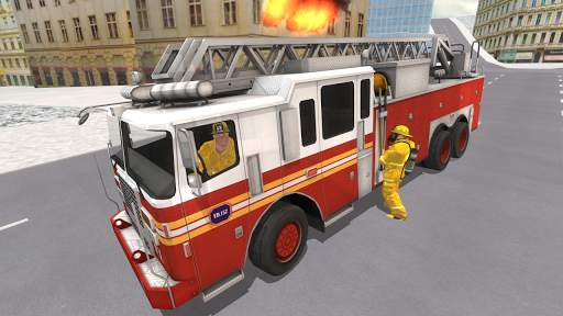 Fire Truck Driving Simulator screenshot 23