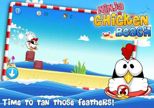 Ninja Chicken Beach screenshot 6