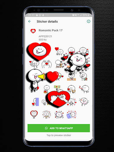 Romantic Stickers for whatsapp screenshot 2
