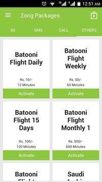 Zong Packages 3G/4G screenshot 5