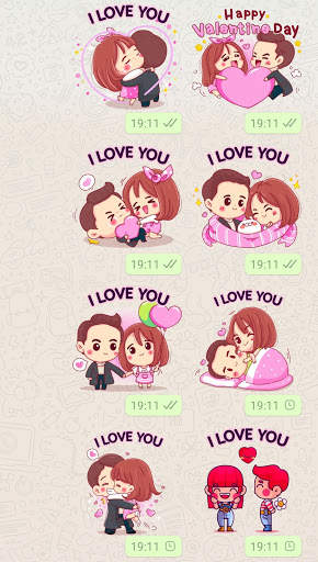 I Love You Stickers For WhatsApp WAStickerApps screenshot 6
