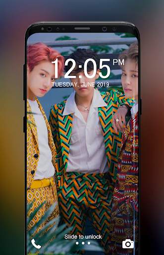 BTS Photo Lock Screen App 1 تصوير الشاشة