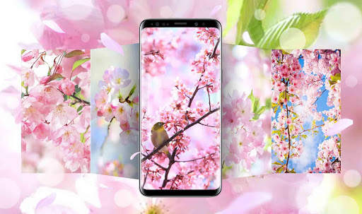 Spring Flowers Live Wallpaper Themes screenshot 1