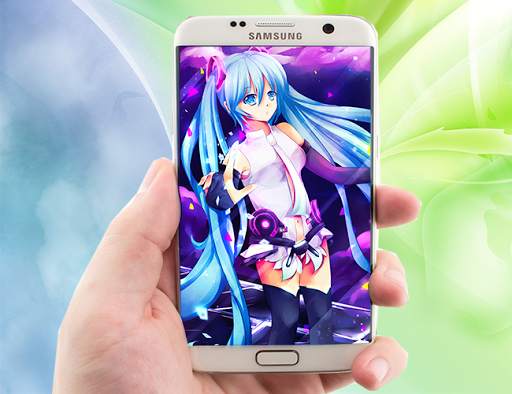 Hatsune Miku Live Wallpaper screenshot 1