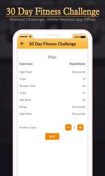 30 Day Weight Loss Challenge - Home Workout screenshot 5