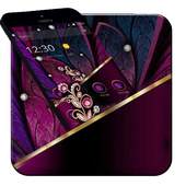 Dark Purple Feather Metal Theme 1.1.3